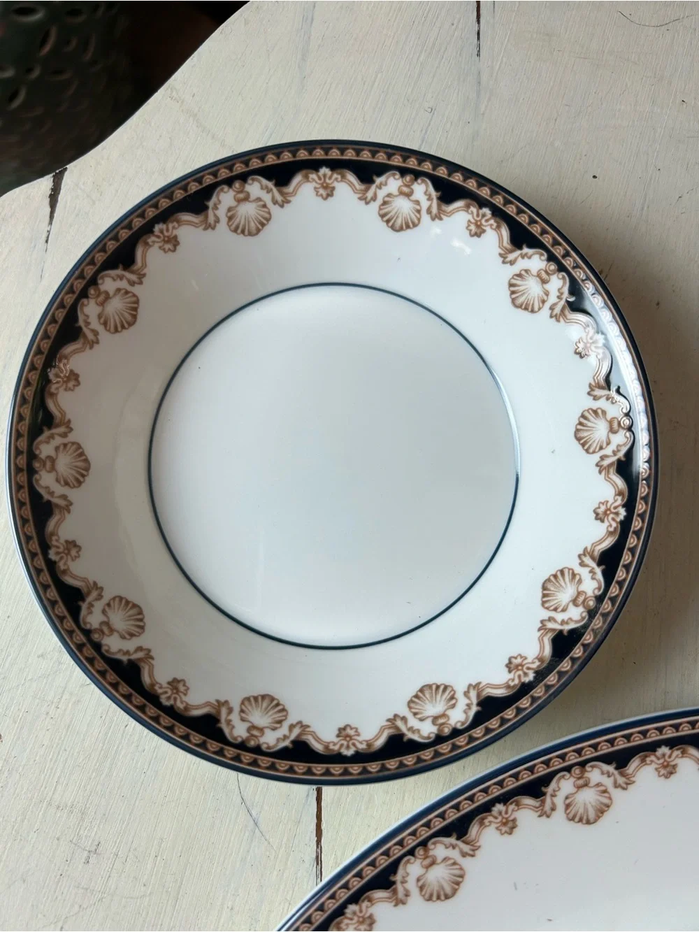 WEDGWOOD MEDICI R4588 Bone China 6 Piece Dinnerware Place Setting Plate Bowl Cup